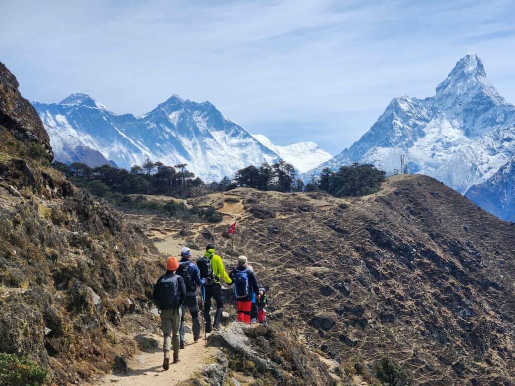 View seen while doing Everest Base Camp Trek in November
