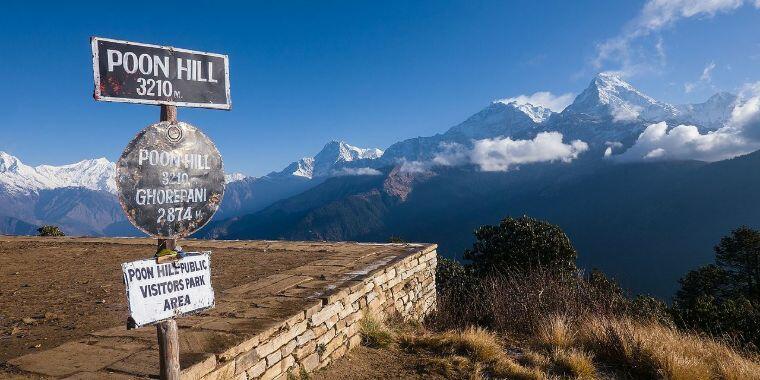 poon hill trek in January and February