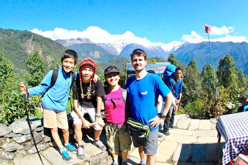 Travel Trip Nepal family trekking holiday