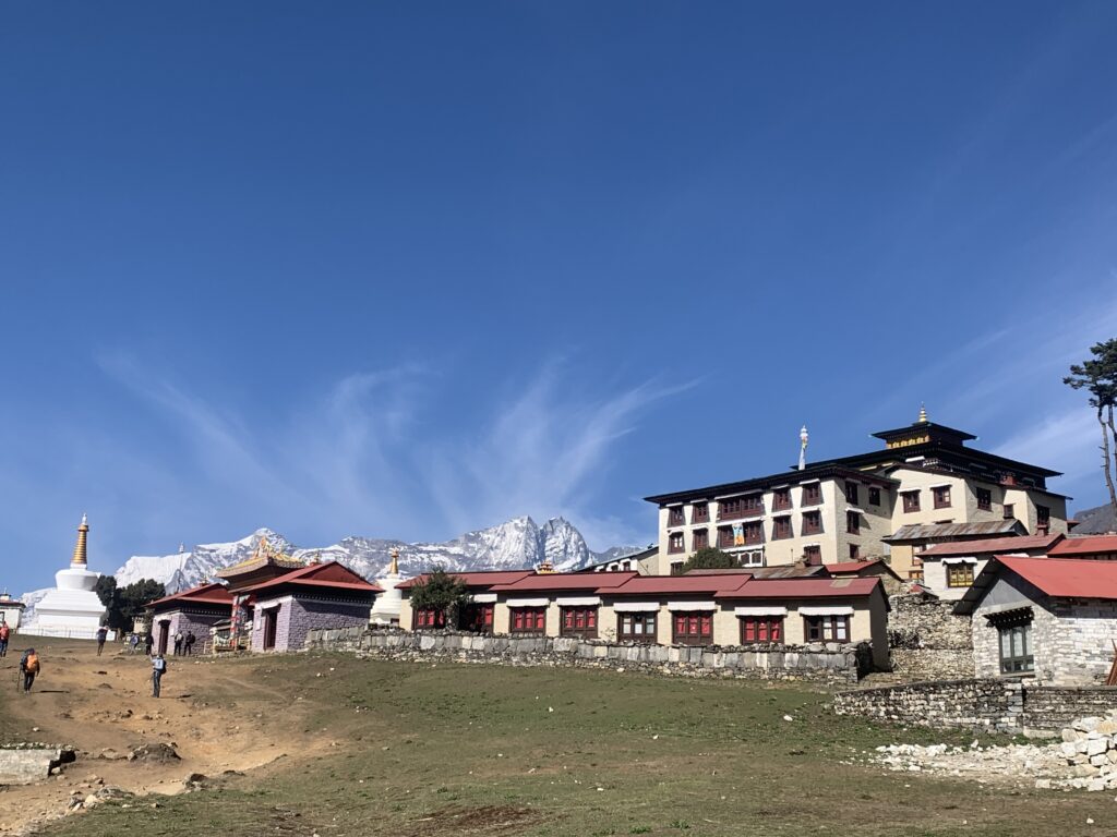 Highest mountain monastery at Tyangboche